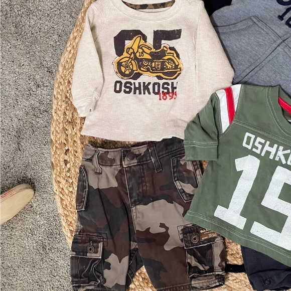 Baby boy OshKosh B'gosh quality cotton bundle no flaws size 3 months & 9 months - Picture 5 of 13
